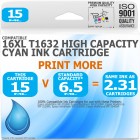 Compatible Epson 16XL T1632 Cyan High Capacity Ink Cartridge
