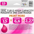 Compatible Epson 18XL T1813 Magenta High Capacity Ink Cartridge