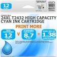 Compatible Epson 24XL T2432 Cyan High Capacity Ink Cartridge