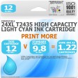 Compatible Epson 24XL T2435 Light Cyan High Capacity Ink Cartridge