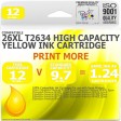 Compatible Epson 26XL T2634 Yellow High Capacity Ink Cartridge