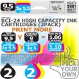 Compatible Canon 4 Pack BCi-24 High Capacity Ink Cartridges