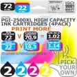 Compatible Canon 8 Pack PGi-2500XL High Capacity Ink Cartridges