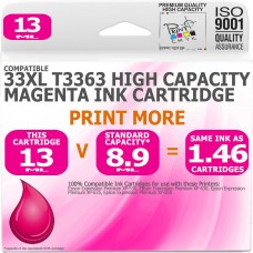 Compatible Epson (Latest Version) 33XL T3363 Magenta High Capacity Ink