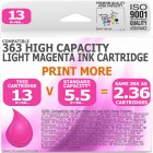Compatible HP 363 Light Magenta - High Capacity Ink Cartridge
