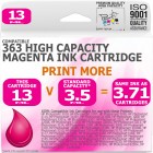 Compatible HP 363 Magenta - High Capacity Ink Cartridge