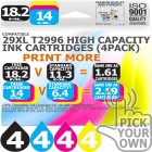 Compatible Epson (Latest Version) 16 Pack 29XL T2996 High Capacity Inks