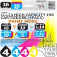 Compatible Brother 16 Pack LC123 High Capacity Ink Cartridges