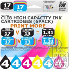Compatible Canon 24 Pack-CLi8 High Capacity Ink Cartridges