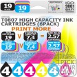 Compatible Epson 24 Pack T0807 High Capacity Ink Cartridges