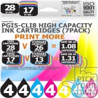 Compatible Canon 28 Pack PGi5-CLi8 High Capacity Ink Cartridges