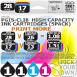 Compatible Canon 5 Pack PGi5-CLi8 High Capacity Ink Cartridges