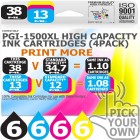 Compatible Canon 24 Pack PGi-1500XL High Capacity Ink Cartridges