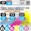 Compatible Epson 36 Pack T0807 High Capacity Ink Cartridges