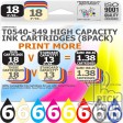 Compatible Epson 48 Pack T0540-549 High Capacity Ink Cartridges