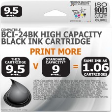 Compatible Canon BCi-24BK Black High Capacity Ink Cartridge