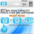 Compatible Canon BCi-6PC Photo Cyan High Capacity Ink Cartridge