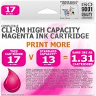 Compatible Canon CLi-8M Magenta High Capacity Ink Cartridge