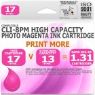 Compatible Canon CLi-8PM Photo Magenta High Capacity Ink Cartridge