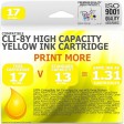 Compatible Canon CLi-8Y Yellow High Capacity Ink Cartridge