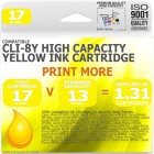 Compatible Canon CLi-8Y Yellow High Capacity Ink Cartridge