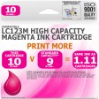 Compatible Brother LC123M Magenta High Capacity Ink Cartridge