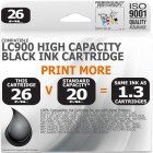 Compatible Brother LC900BK Black High Capacity Ink Cartridge