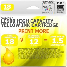 Compatible Brother LC900Y Yellow High Capacity Ink Cartridge