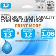 Compatible Canon PGi-1500XLC Cyan High Capacity Ink Cartridge