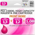 Compatible Canon PGi-1500XLM Magenta High Capacity Ink Cartridge