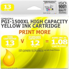 Compatible Canon PGi-1500XLY Yellow High Capacity Ink Cartridge