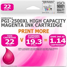 Compatible Canon PGi-2500XLM Magenta High Capacity Ink Cartridge