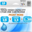 Compatible Epson T0542 Cyan High Capacity Ink Cartridge