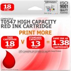 Compatible Epson T0547 Red High Capacity Ink Cartridge