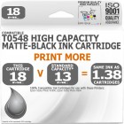 Compatible Epson T0548 Matte Black High Capacity Ink Cartridge