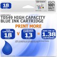 Compatible Epson T0549 Blue High Capacity Ink Cartridge