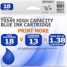 Compatible Epson T0549 Blue High Capacity Ink Cartridge