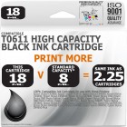 Compatible Epson T0611 Black High Capacity Ink Cartridge