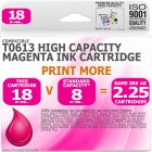 Compatible Epson T0613 Magenta High Capacity Ink Cartridge