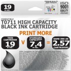 Compatible Epson T0711 Black High Capacity Ink Cartridge