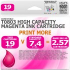 Compatible Epson T0803 Magenta High Capacity Ink Cartridge