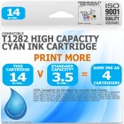 Compatible Epson T1282 Cyan High Capacity Ink Cartridge