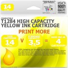 Compatible Epson T1284 Yellow High Capacity Ink Cartridge