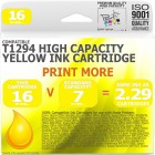 Compatible Epson T1294 Yellow High Capacity Ink Cartridge