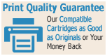 Mouse2u.com's Print Quality Guarantee - Our Compatible Cartridges as Good as Originals or Your Money Back